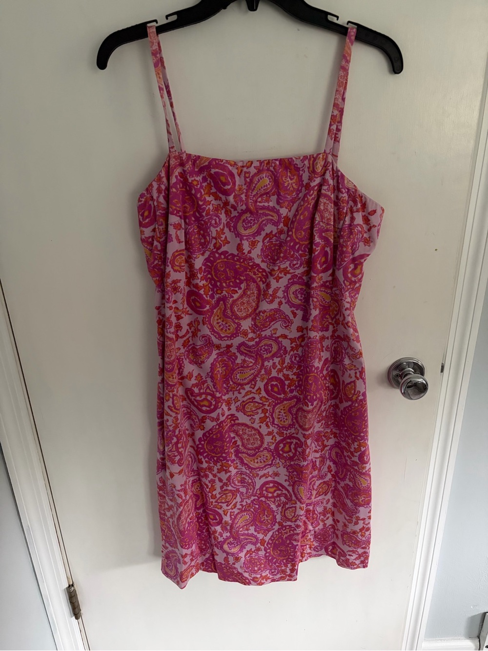 Ralph Lauren Pink Paisley Mini Slip Dress